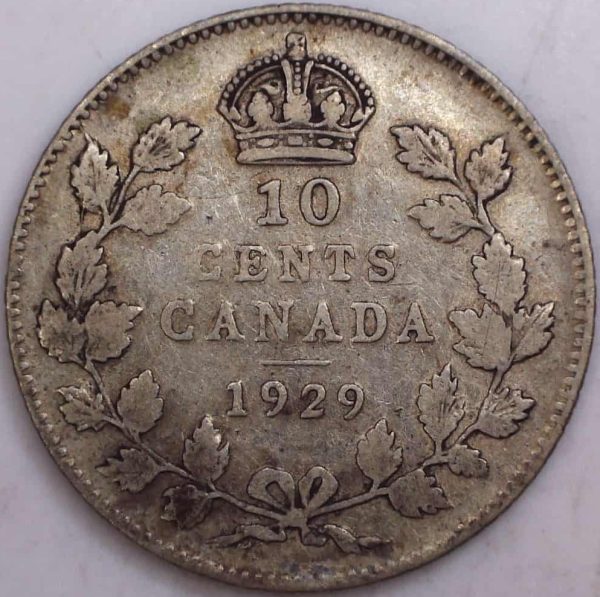 CANADA - 10 Cents 1929 - Argent - VG+