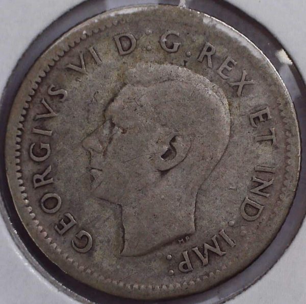 Canada - 10 Cents 1939 - Argent - Circulé