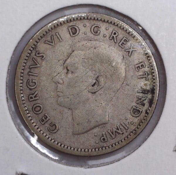 Canada - 10 Cents 1941 - Argent - Circulé