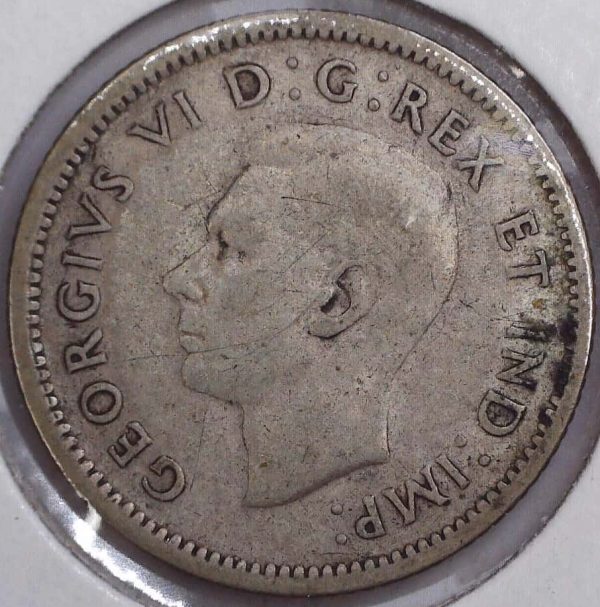 Canada - 10 Cents 1941 - Argent - Circulé