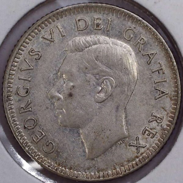 Canada - 10 Cents 1952 - Rotated Die - EF