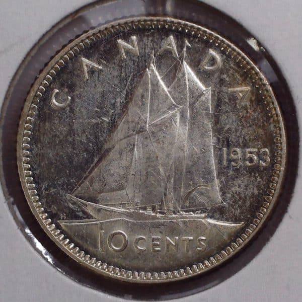 Canada - 10 Cents 1953 SF - B.UNC