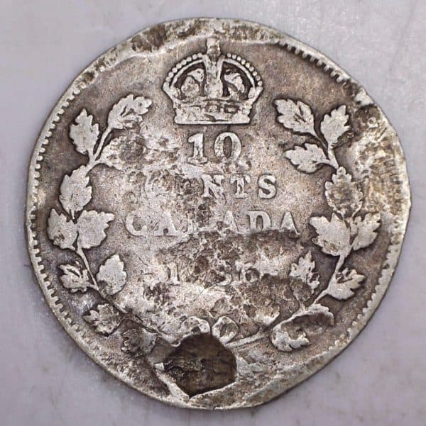 Canada - 10 Cents 1936 - Bar - Filler