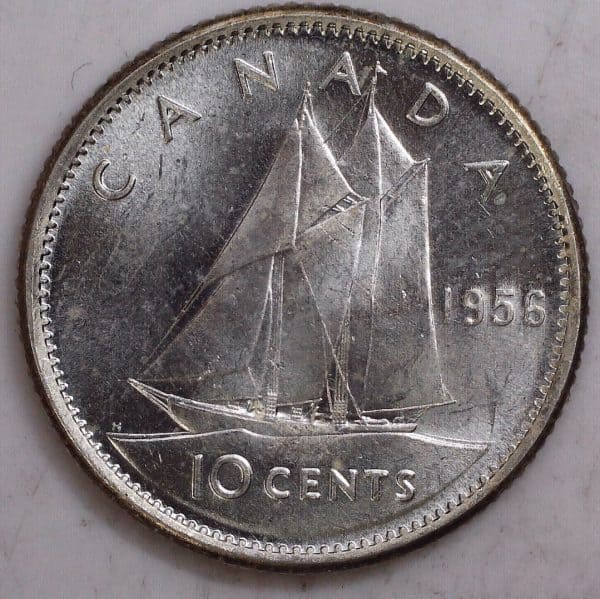 Canada - 10 Cents 1956 - B.Unc
