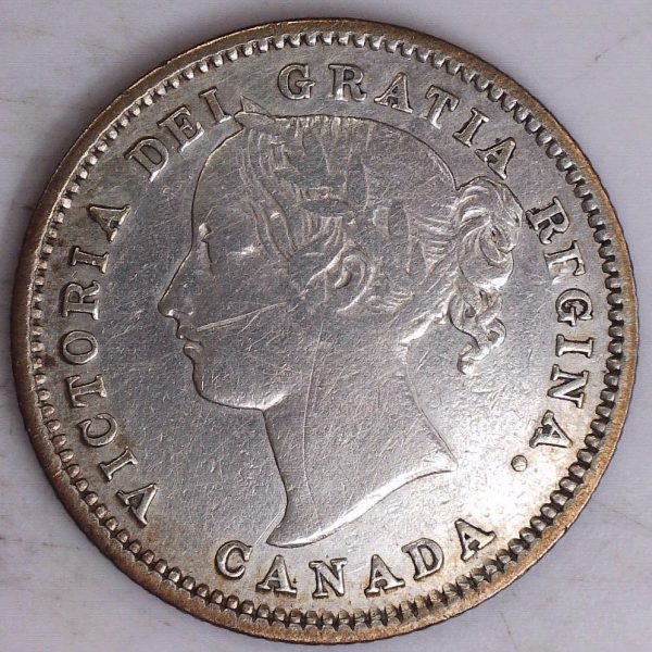 CANADA - 10 Cents 1871 - F-15