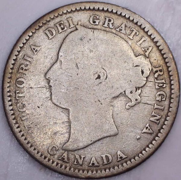 CANADA - 10 Cents 1886 - Small 6 - G-6