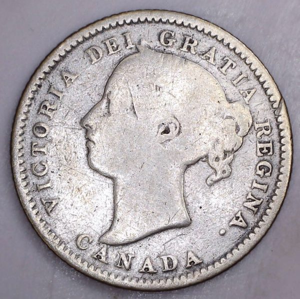 CANADA - 10 Cents 1887 - VG-8