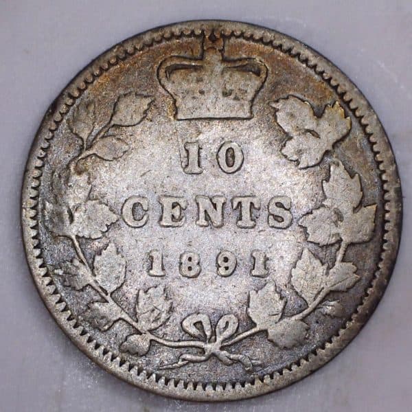 CANADA - 10 Cents 1891 - VG