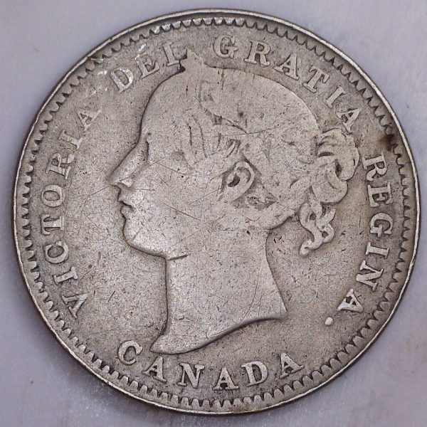 CANADA - 10 Cents 1894 Obv.6 - G-6