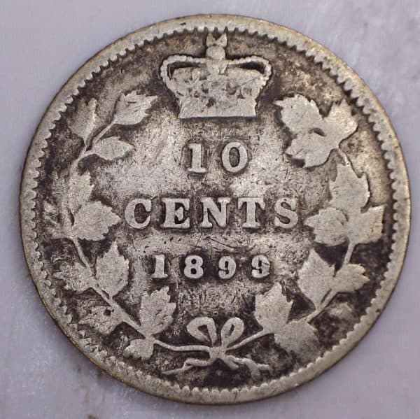 CANADA - 10 Cents 1899 - 99 Petit - VG-8