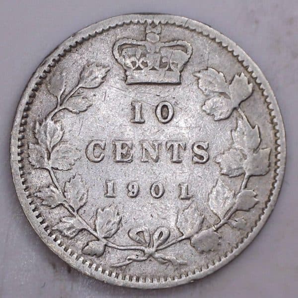 CANADA - 10 Cents 1901 - F-12
