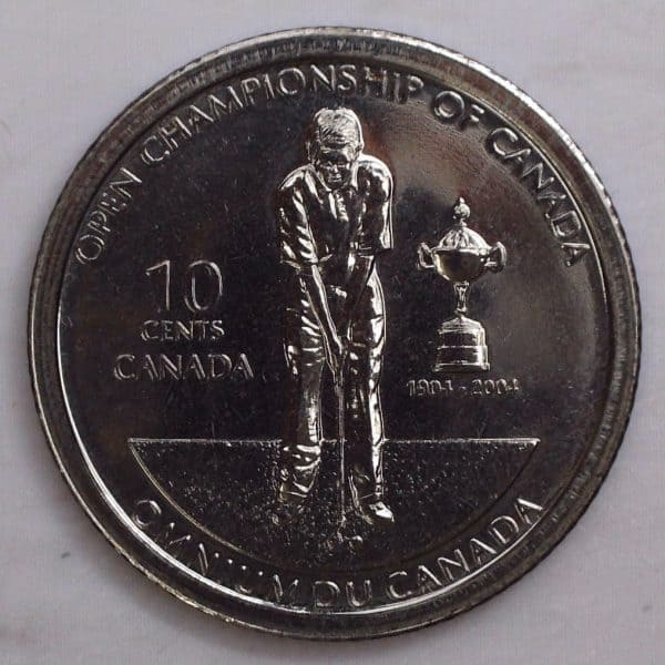 CANADA - 10 CENTS 2004P - GOLF - NBU