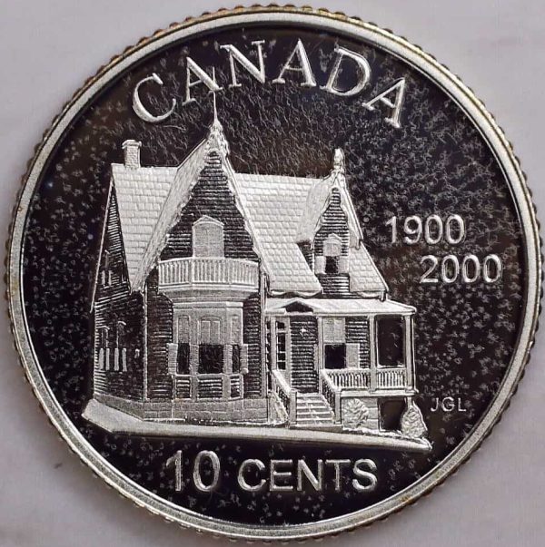 CANADA - 10 CENTS 1900-2000 - EPREUVE