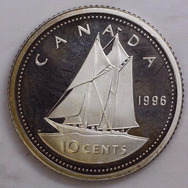 CANADA - 10 CENTS 1996 - EPREUVE
