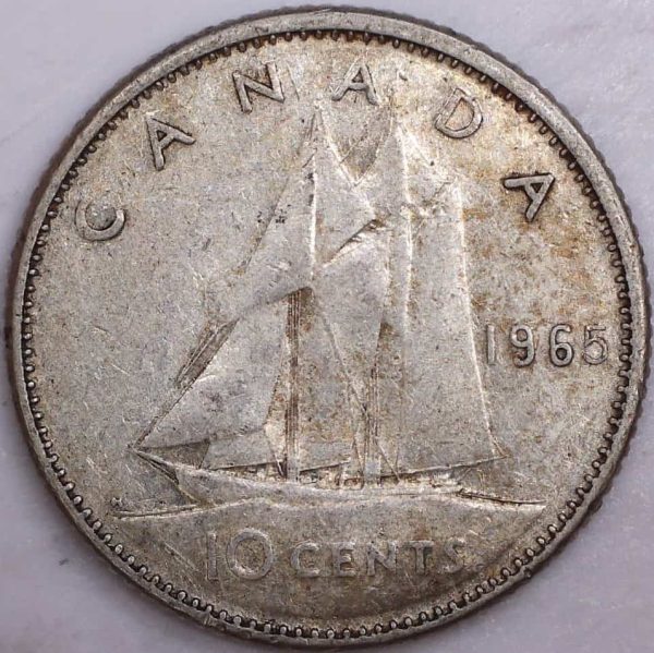 Canada - 10 Cents 1965 - Circulé
