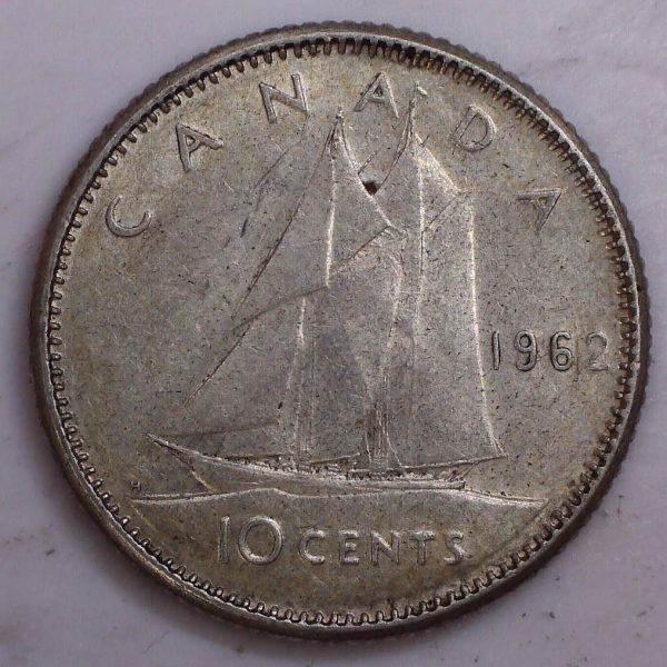 Canada - 10 Cents 1962 - Circulé