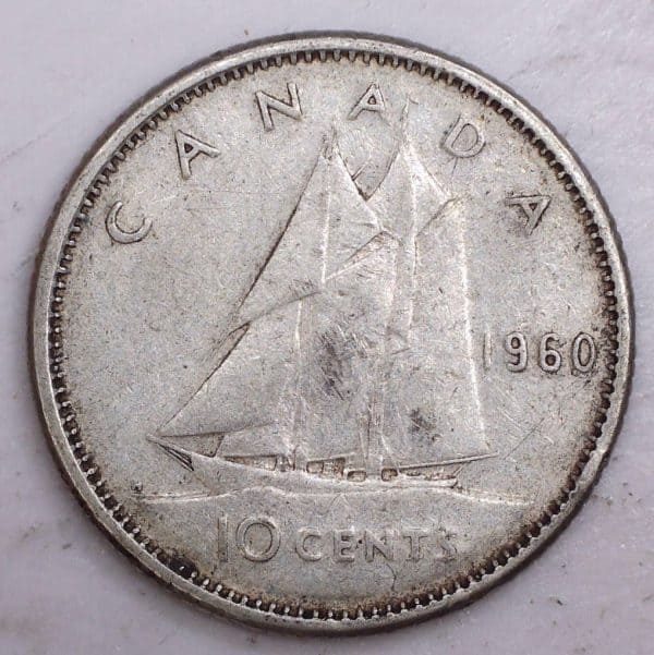 Canada - 10 Cents 1960 - Circulé
