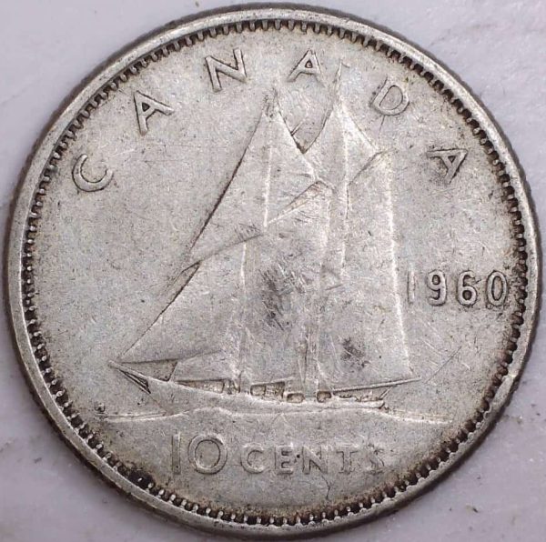 Canada - 10 Cents 1960 - Circulé