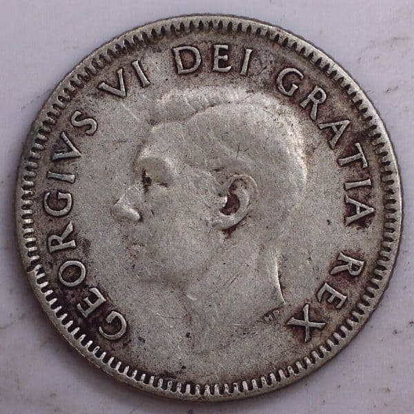 Canada - 10 Cents 1950 - Argent - Circulé