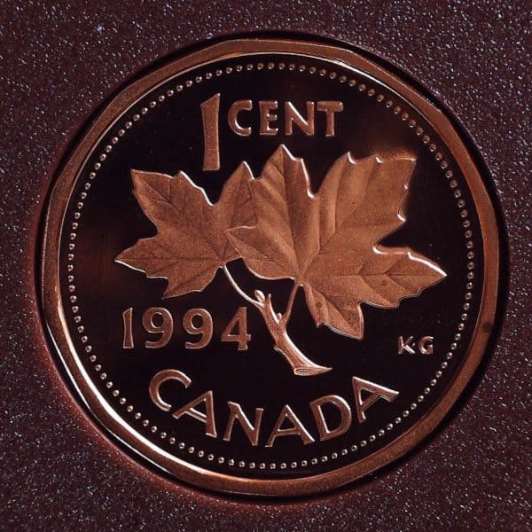 Canada - 1 Cent 1994 - Épreuve