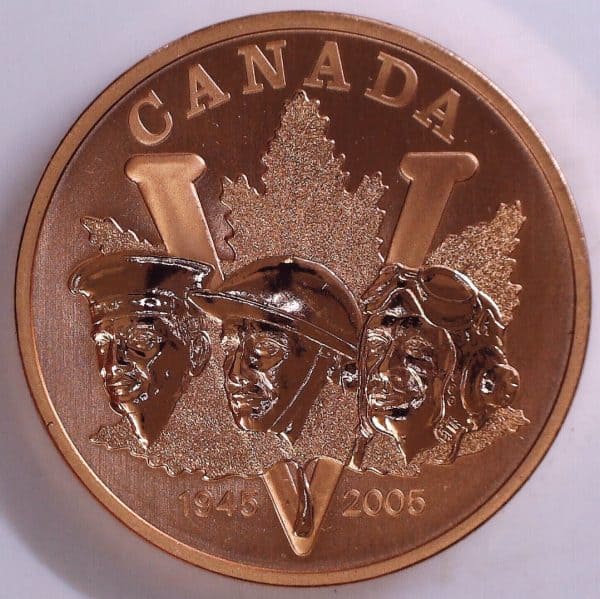 CANADA - MÉDAILLON V-DAY 1945-2005 - SPECIMEN