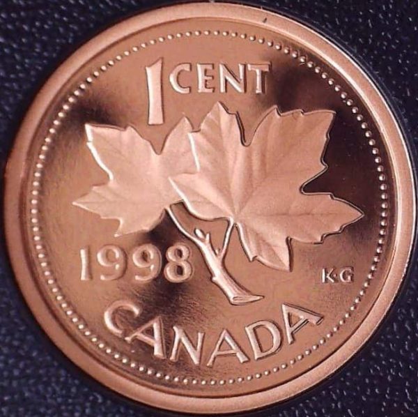 Canada - 1 Cent 1998 - Épreuve