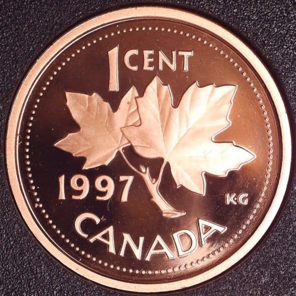 Canada - 1 Cent 1997 - Épreuve