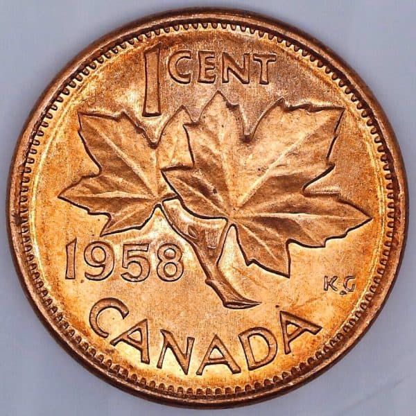 Canada - 1 Cent 1958 - B.UNC