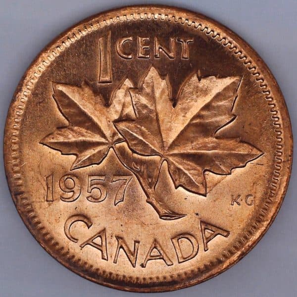 Canada - 1 Cent 1957 - B.UNC