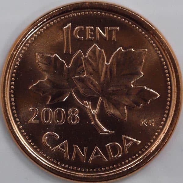 Canada - 1 Cent 2008 - B.UNC