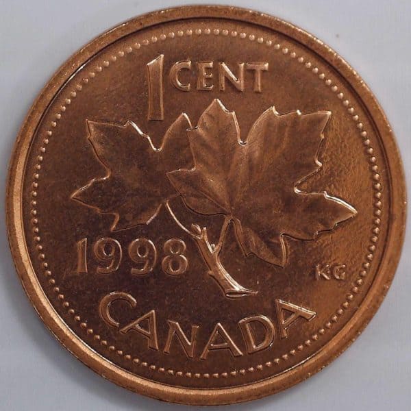Canada - 1 Cent 1998 - B.UNC