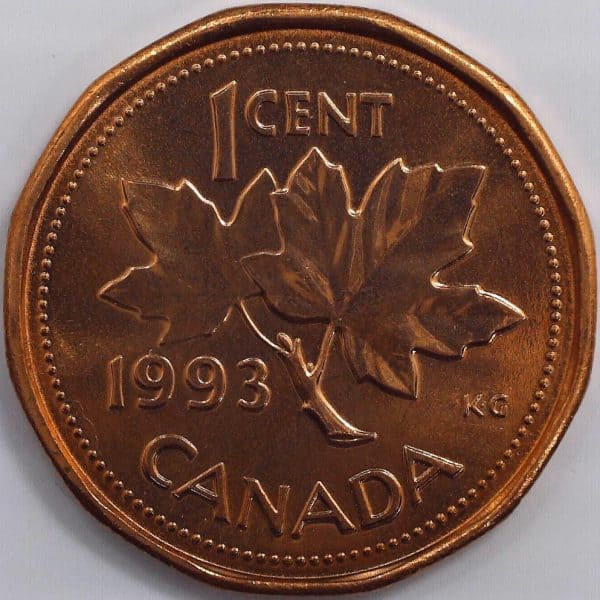 Canada - 1 Cent 1993 - B.UNC