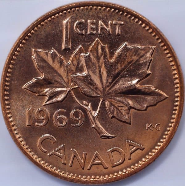 Canada - 1 Cent 1969 - B.UNC