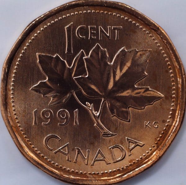 Canada - 1 Cent 1991 - B.UNC