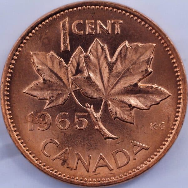 Canada - 1 Cent 1965 5 Droit - B.UNC
