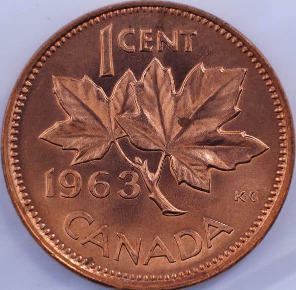 Canada - 1 Cent 1963 - B.UNC