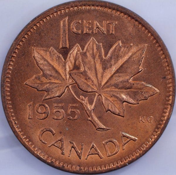 Canada - 1 Cent 1955 SF - B.UNC