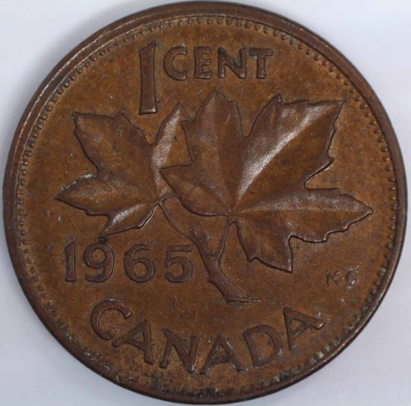 Canada - 1 Cent 1965 LBP5 - EF