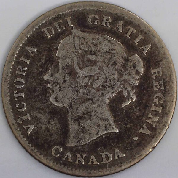 Canada - 5 Cents 1874H SD - F-12
