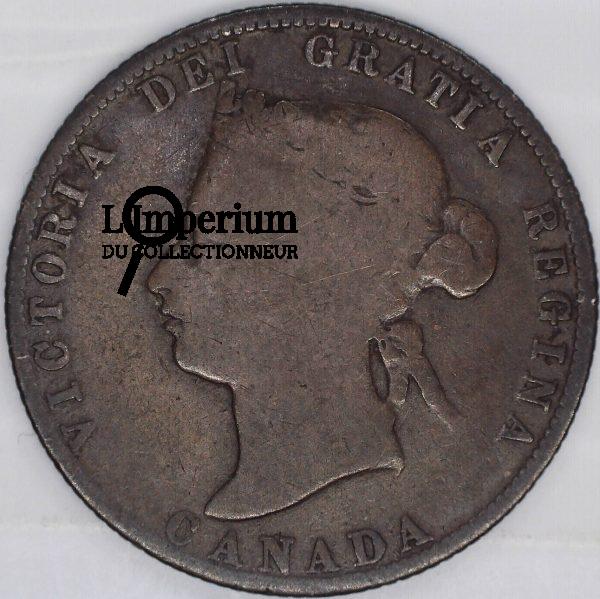 Canada - 25 Cents 1874H - G-6