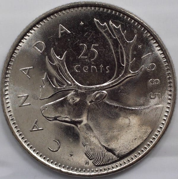 Canada - 25 Cents 1985 - B.UNC