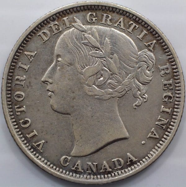 Canada - 20 Cents 1858 Dbl S - EF-40
