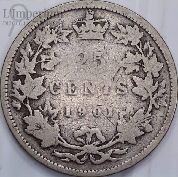 Canada – 25 cents 1901 - G-6