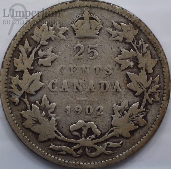 Canada - 25 cents 1902 - G-4