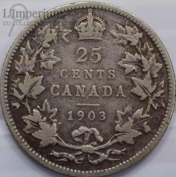 Canada - 25 cents 1903 - VG-8