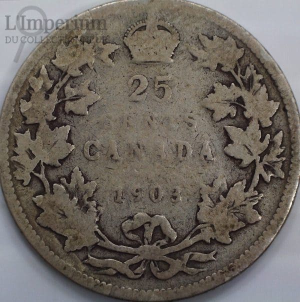 Canada - 25 cents 1903 - G-4