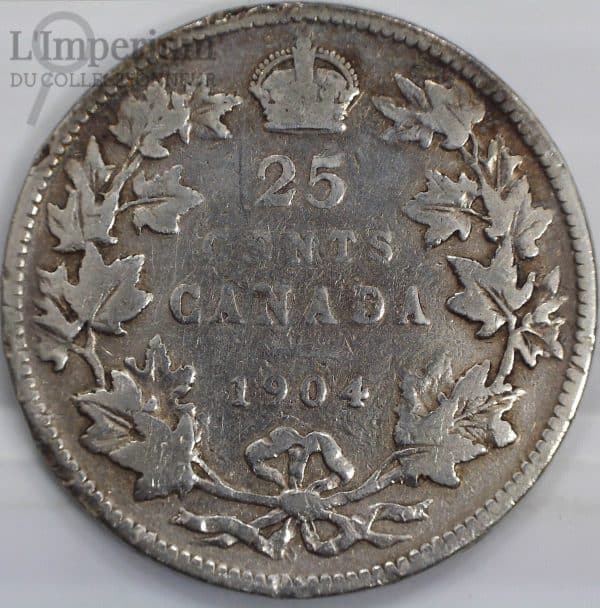 Canada - 25 cents 1904 - G-6