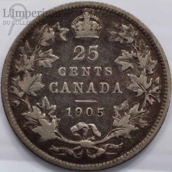 Canada - 25 cents 1905 - F-15