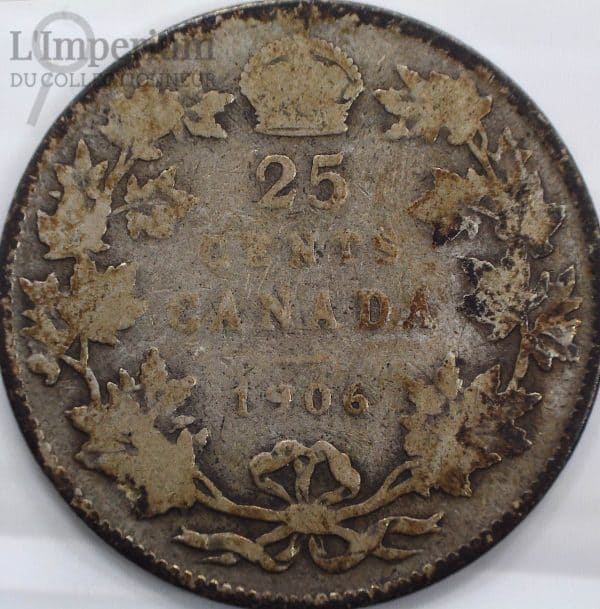 Canada - 25 cents 1906 - G-4