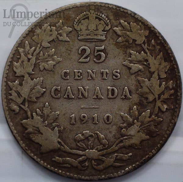 Canada - 25 cents 1910 - VG-8